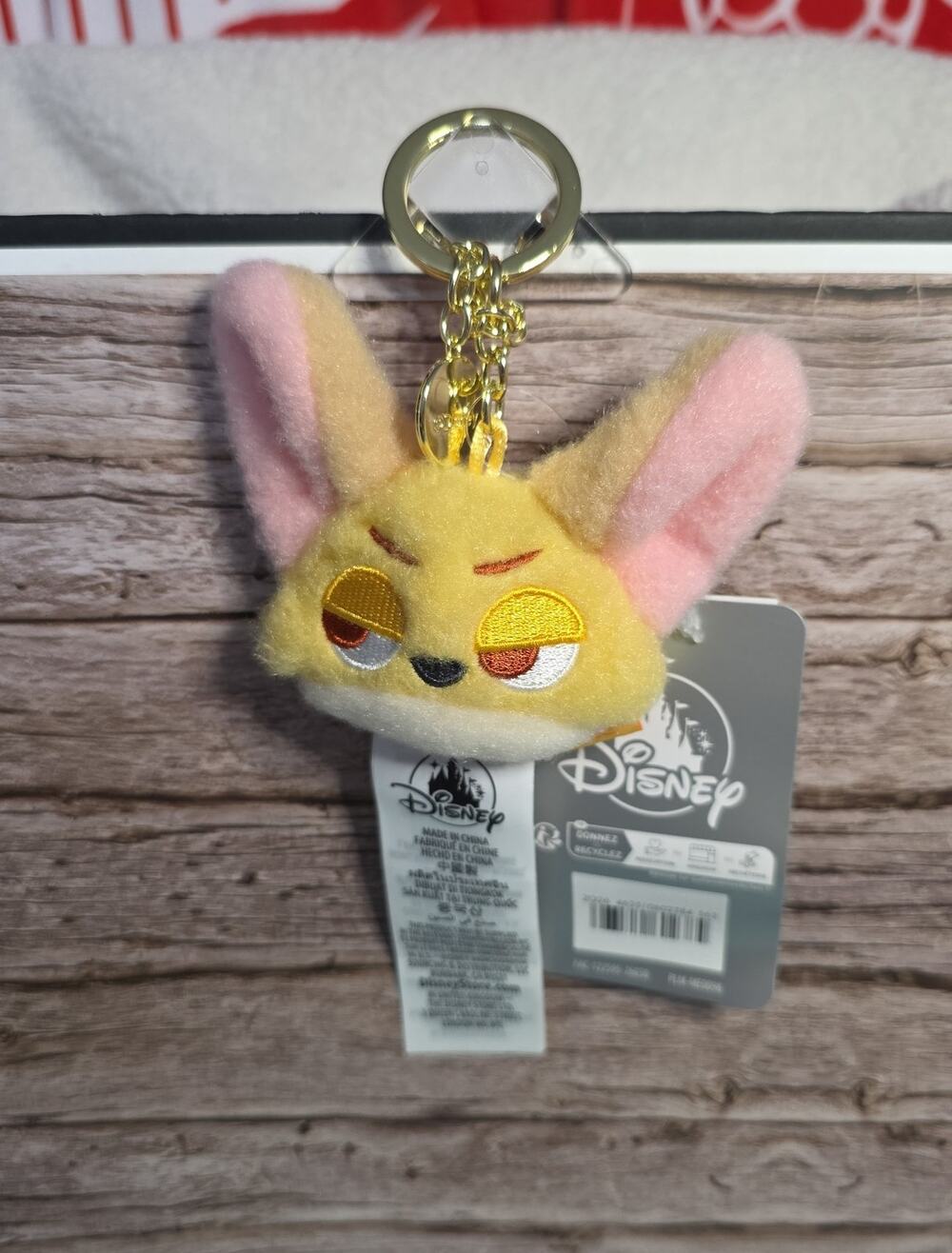 Disney Zootopia Finnick Keychain Bag Plush